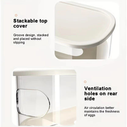 Bilayer Rolling Egg Organizer