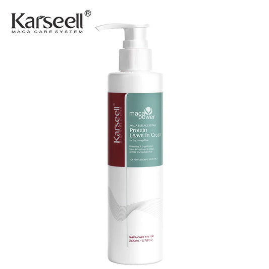 Karseell Leave-In Protein Cream – Hair Repair Treatment for Dry & Damaged Hair | Natural Organic Essence Conditioner