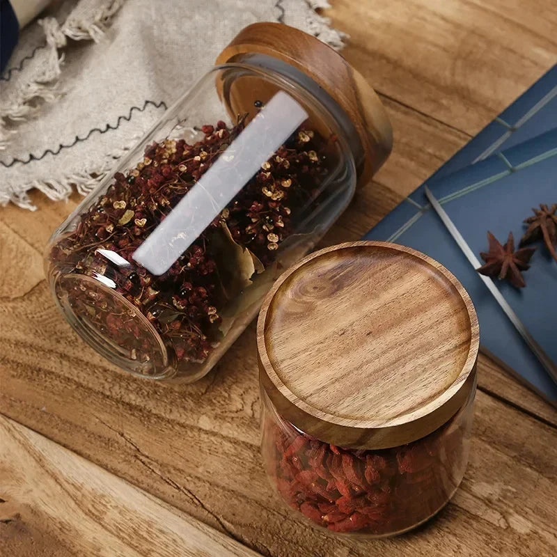 Glass Airtight Kitchen Canister