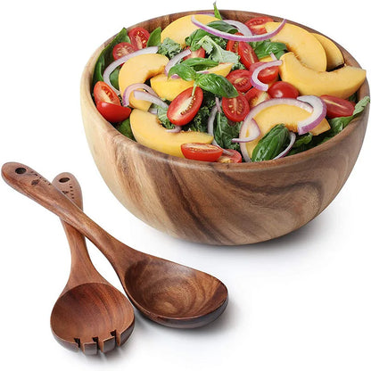 Japanese-Style Acacia Wooden Bowl