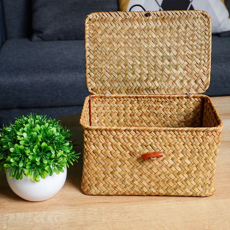Natural Rattan Storage Box
