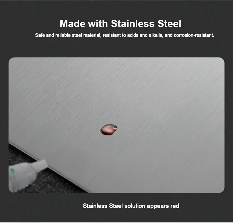 Stainless Steel Cutting Board Set (2 Pieces)