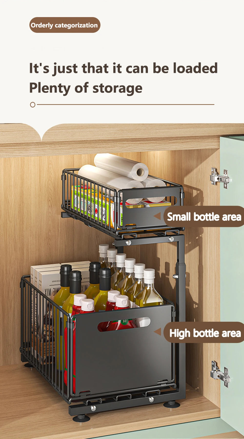Pull-Out Cabinet Organizer