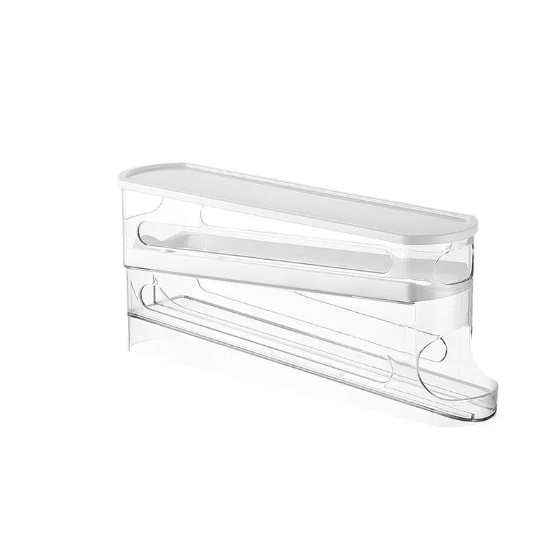 Bilayer Rolling Egg Organizer