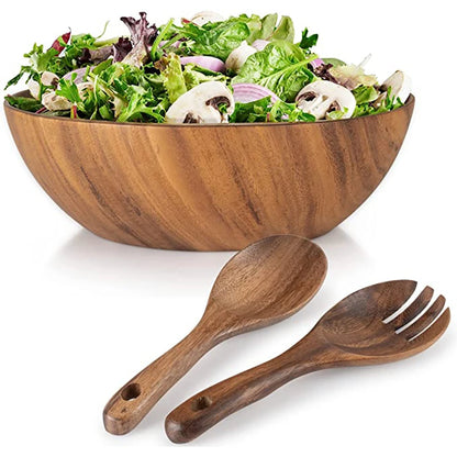Japanese-Style Acacia Wooden Bowl