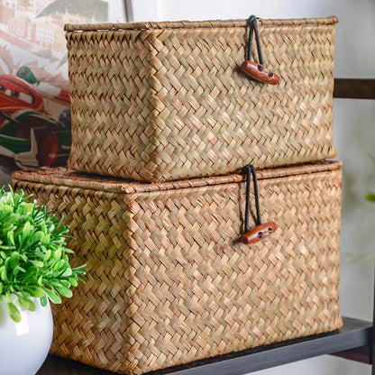 Natural Rattan Storage Box