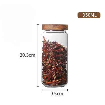 Glass Airtight Kitchen Canister