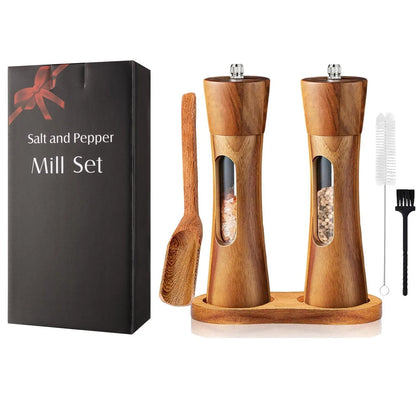 Solid Wood Salt & Pepper Grinder