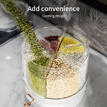 360° Rotating Food Storage