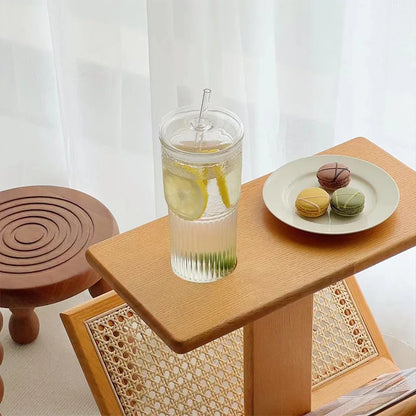 2PCS 600ml Stripe Glass