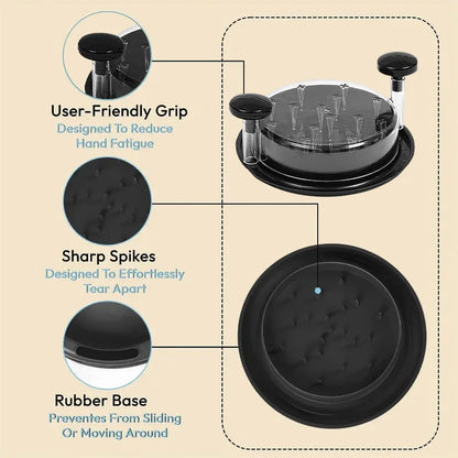 Effortless Meat Shredding for Chicken, Pork & Beef.