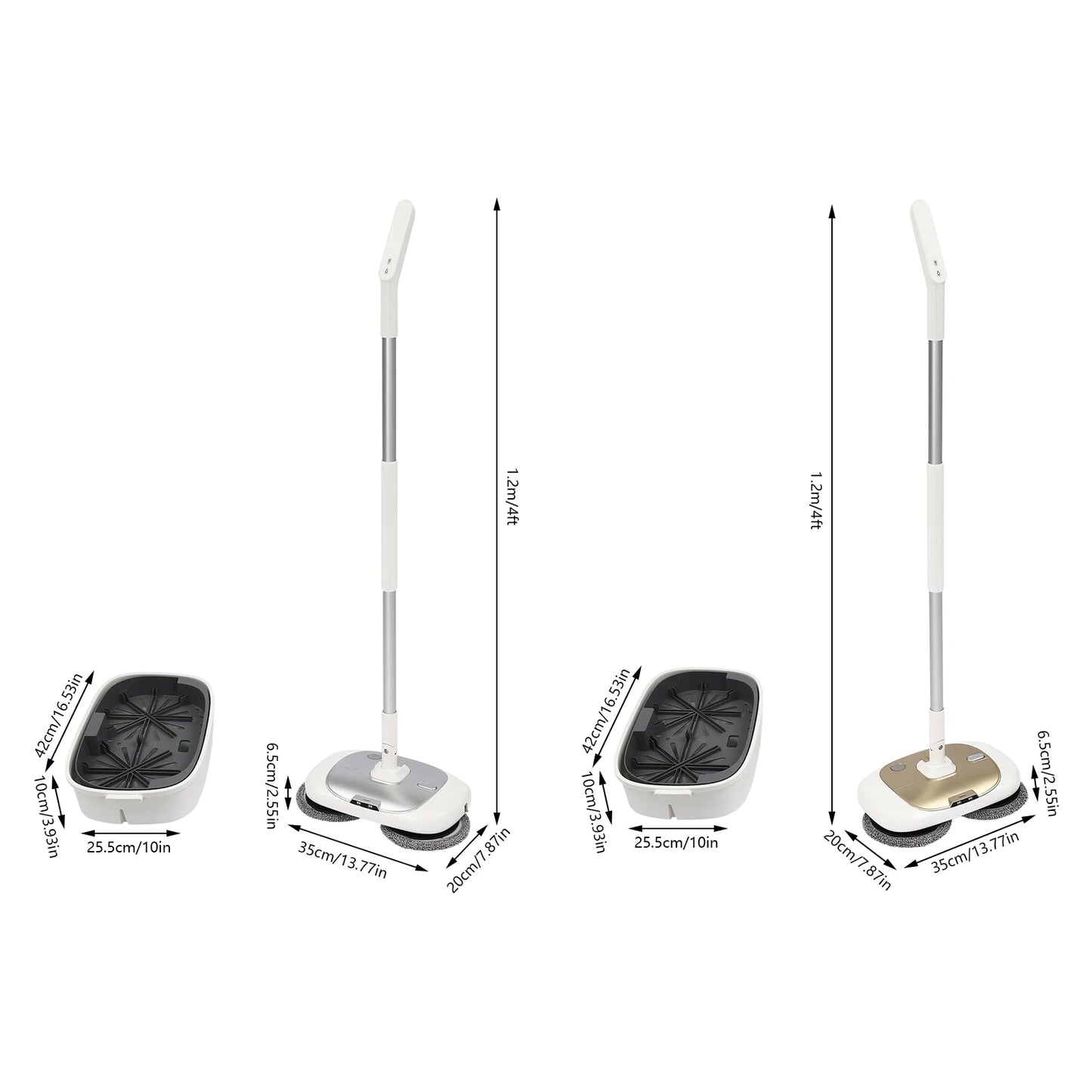 Cordless Electric Spin Mop Set