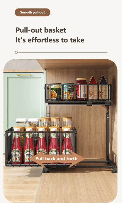 Pull-Out Cabinet Organizer