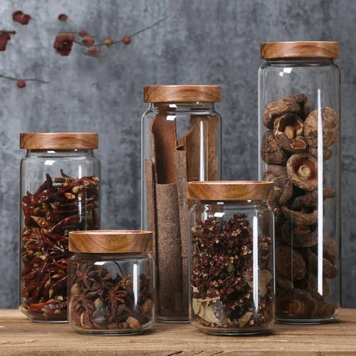 Glass Airtight Kitchen Canister