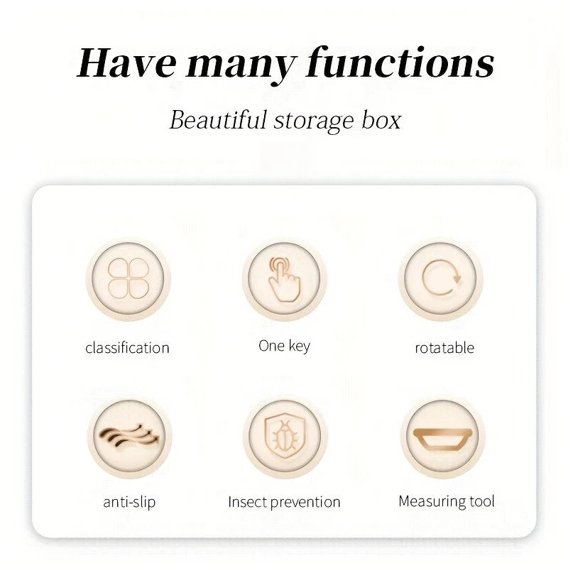 360° Rotating Food Storage