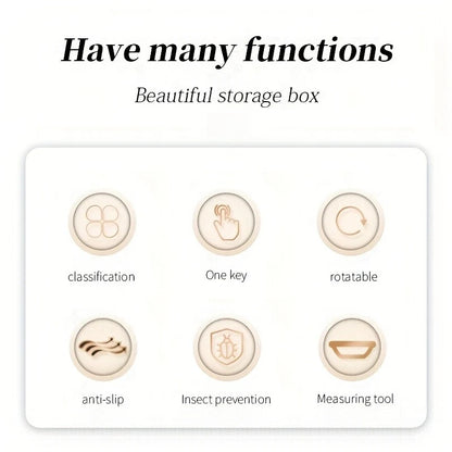 360° Rotating Food Storage