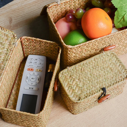 Natural Rattan Storage Box