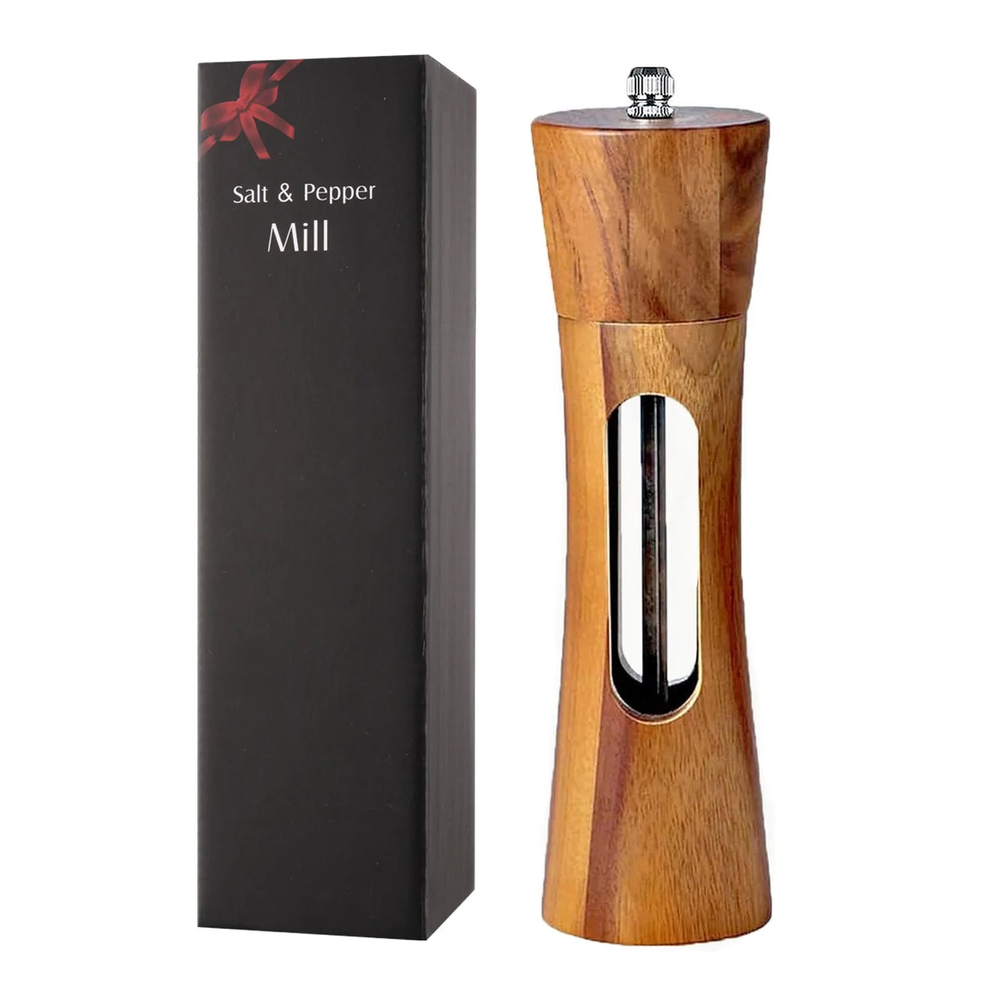 Solid Wood Salt & Pepper Grinder