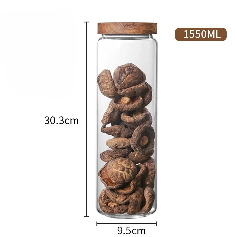 Glass Airtight Kitchen Canister