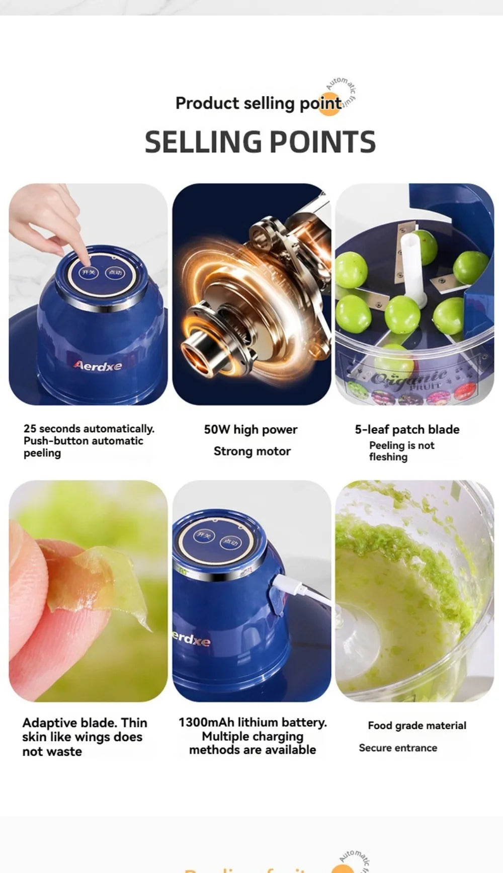 Fruit Peeler Eletric Machine