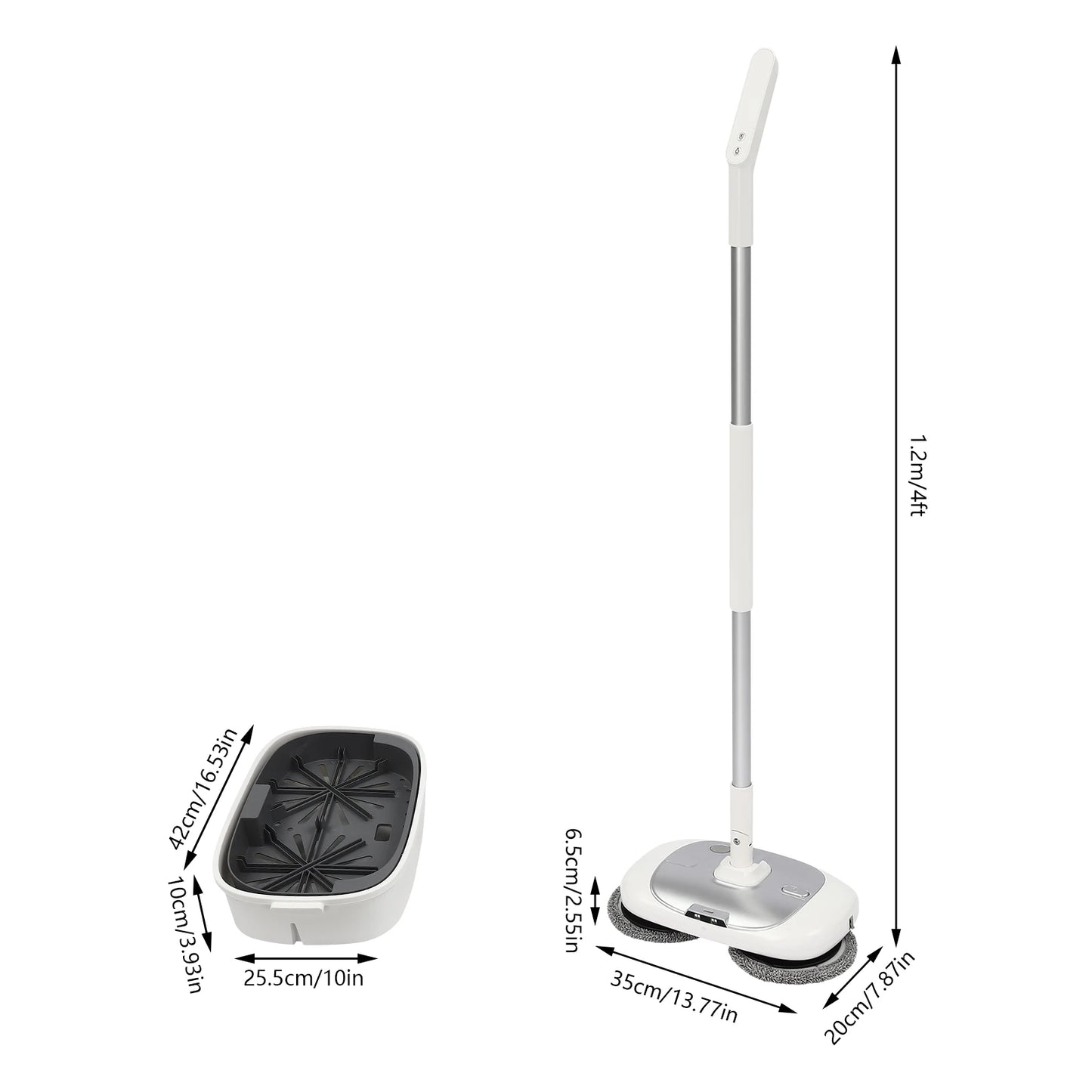 Cordless Electric Spin Mop Set