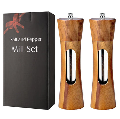 Solid Wood Salt & Pepper Grinder