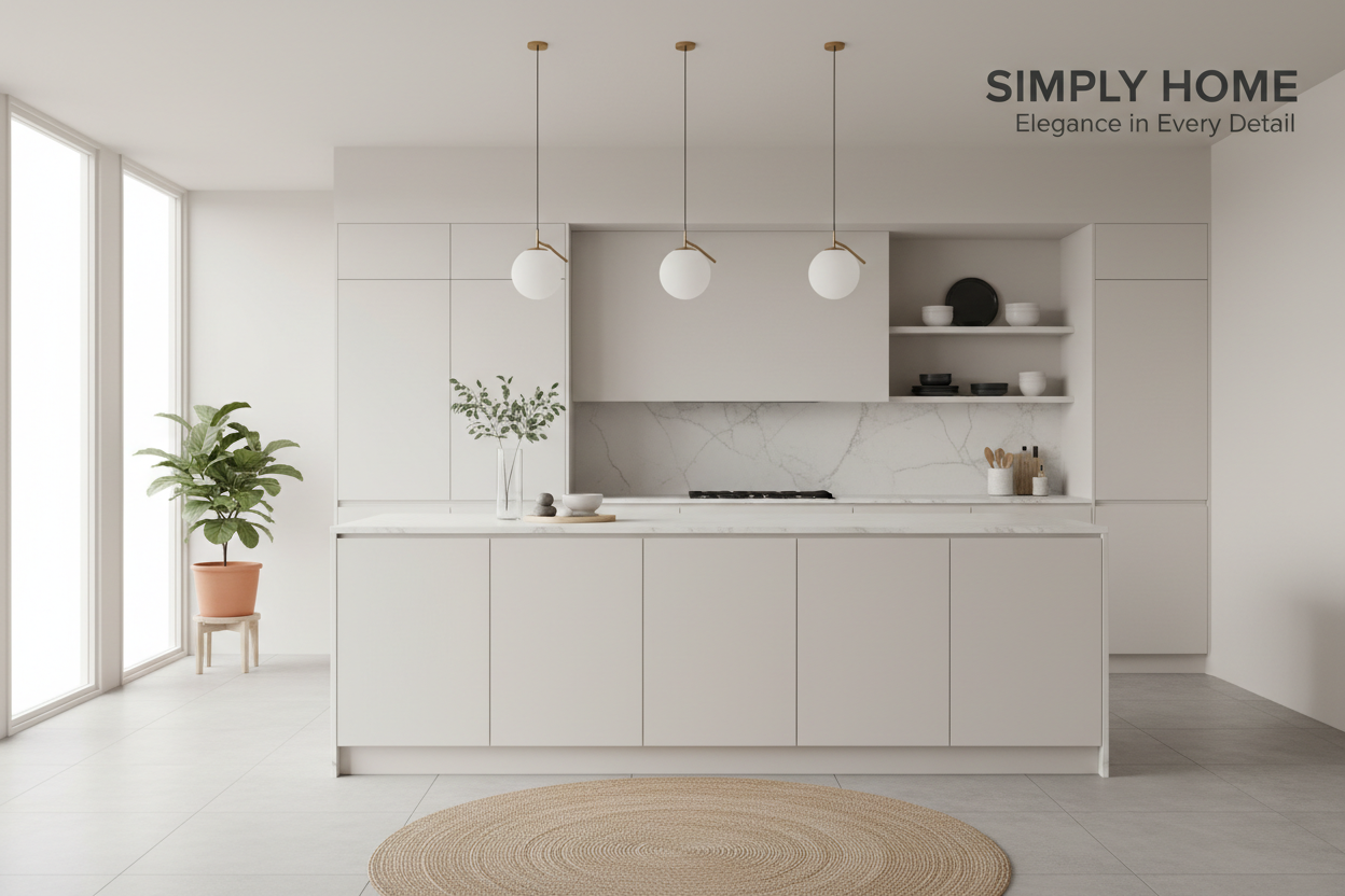 Banner de cozinha minimalista