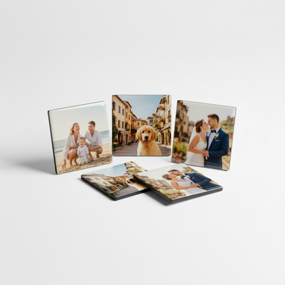 Imagem completa dos ímanes fotográficos personalizados
