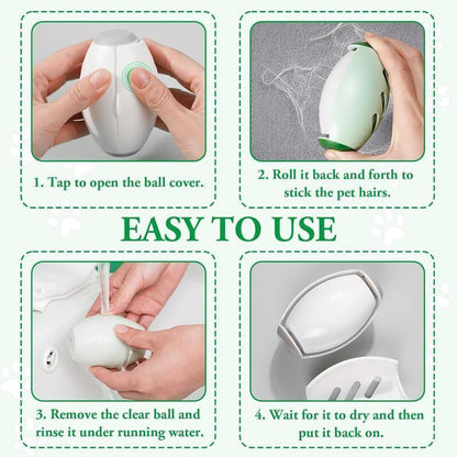 Reusable Lint Roller - Washable Pet Hair Remover